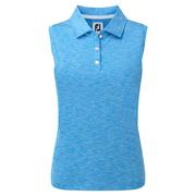 FootJoy Ladies Interlock Sleeveless Shirt - Electric Blue